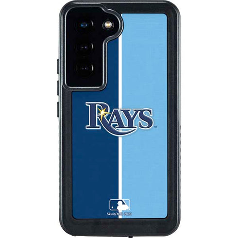 MLB Tampa Bay Rays Split Galaxy S24 Waterproof Case